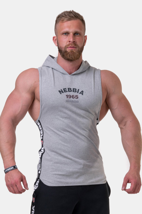 Legend-approved hoodie tank top Light Grey