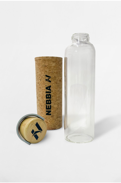 Glass Water Bottle NEBBIA