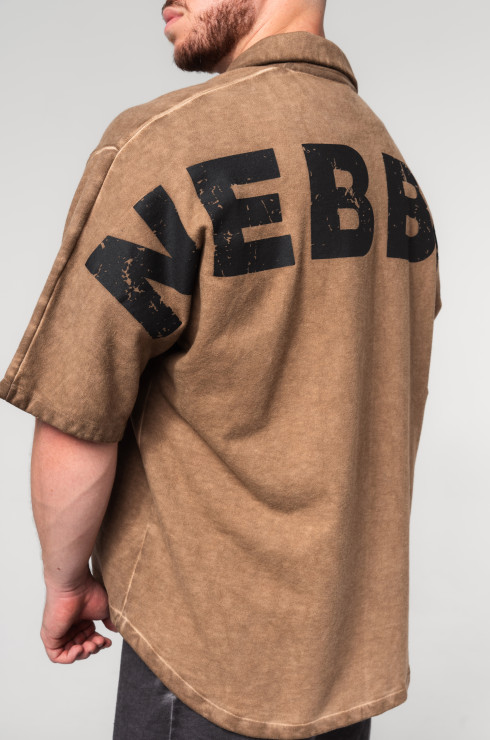 Washed-off oversized košeľa 90s THROWBACK