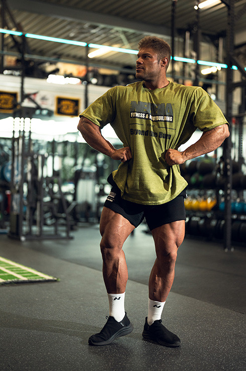 Washed-off oversized tričko HERITAGE