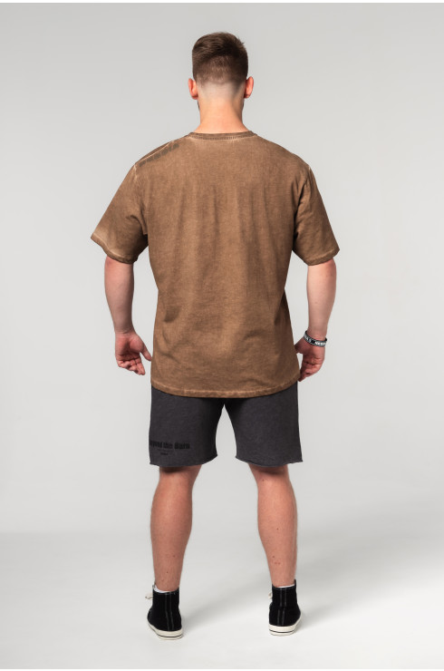 Washed-off oversized camiseta HERITAGE 355
