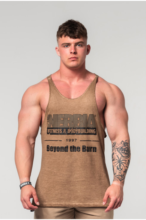 Washed-off camiseta de tirantes oversized MAX OUT 359