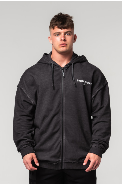 Sudadera con cremallera Washed-off GYM BRO 362