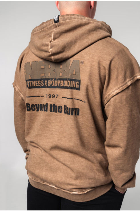 Sudadera con cremallera Washed-off GYM BRO 362