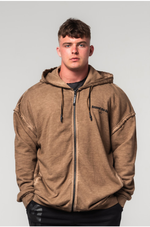 Sudadera con cremallera Washed-off GYM BRO 362
