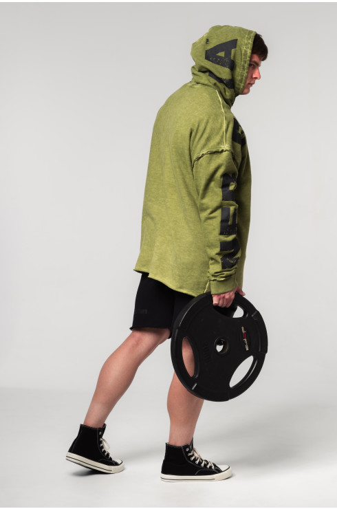 Washed-off Sudadera oversized con capucha NO BS 371