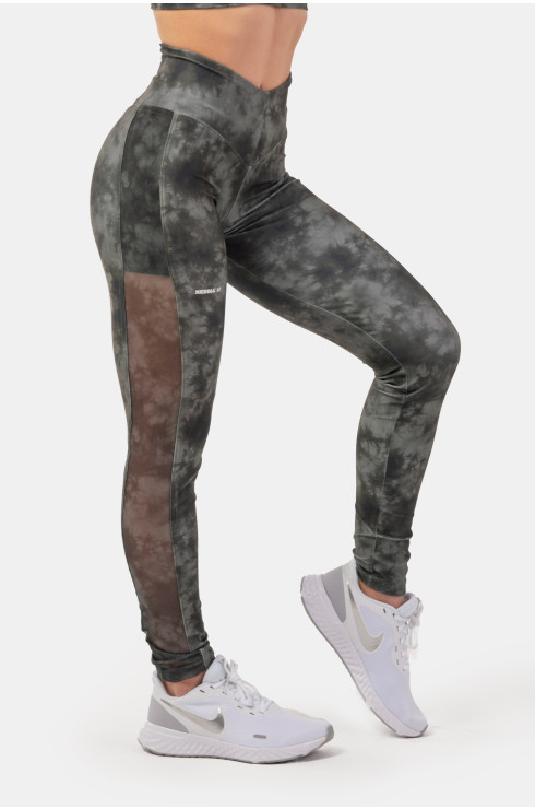 ECO Camo Green Mesh Leggings "Breathe" 400