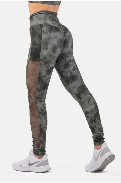 ECO Camo Green Mesh Leggings "Breathe" 400