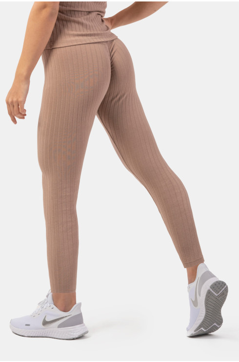 Organic Cotton Ribbed High-Waist Leggings 405