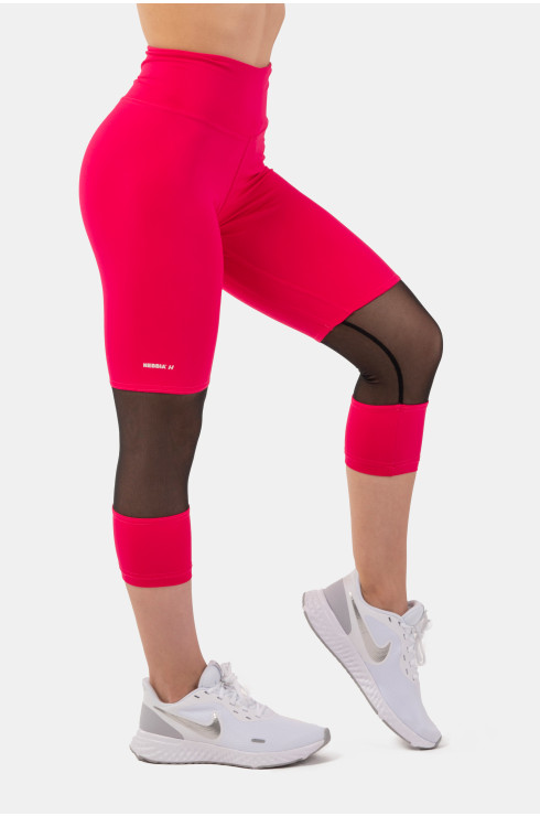 High-Waist ¾ Length Sporty Leggings 406