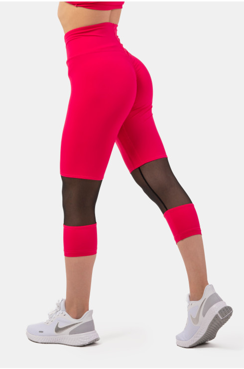 High-Waist ¾ Length Sporty Leggings 406