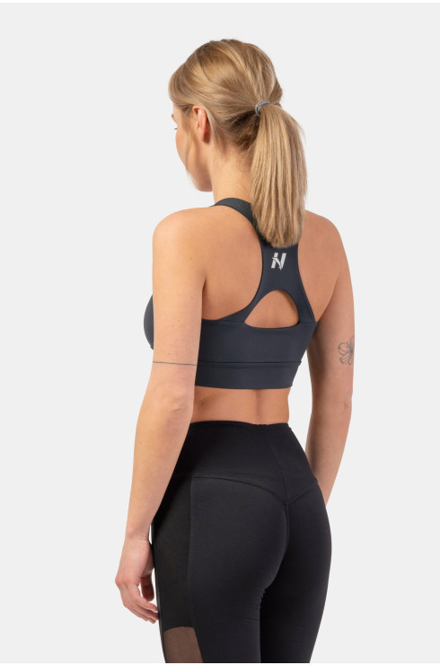 Active Sports Bra with medium impact 413 Dark grey