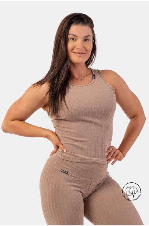 Organic Cotton Ribbed Tank Top 414