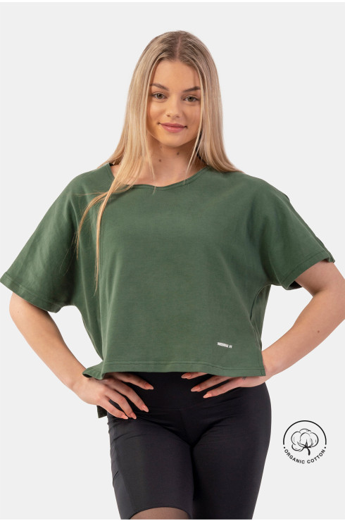 Organic Cotton Loose Fit “The Minimalist” Crop Top 417