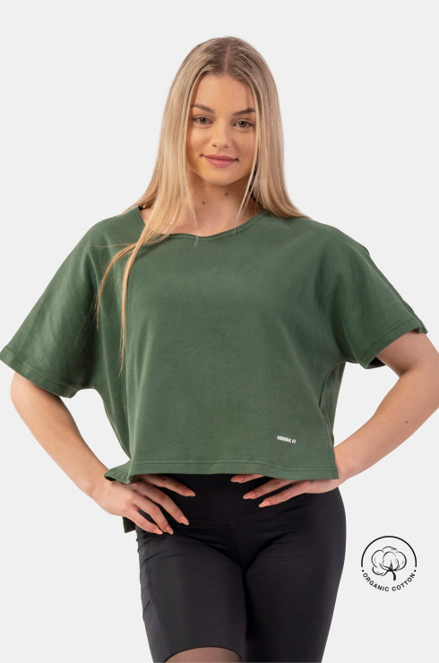 Organic Cotton Loose Fit “The Minimalist” Crop Top