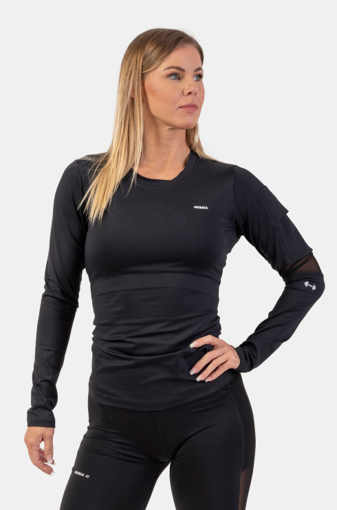 Long Sleeve Smart Pocket Sporty Top