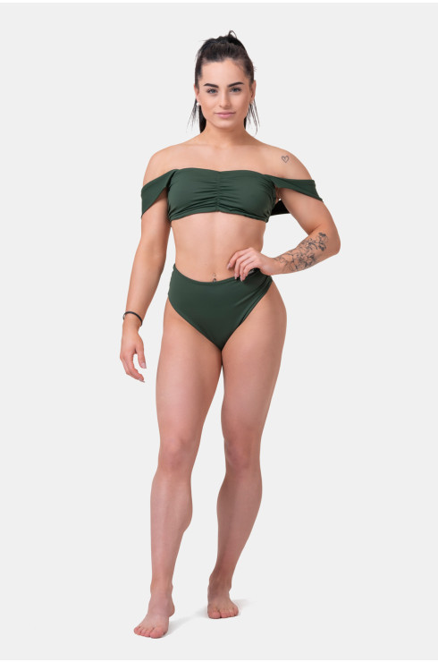 High-waist retro bikini - bottom 555
