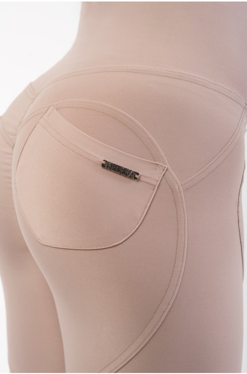 High Waist & Lifting Effect Bubble Butt Pants 587