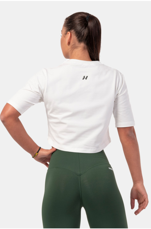 Minimalist Logo NEBBIA crop top 600