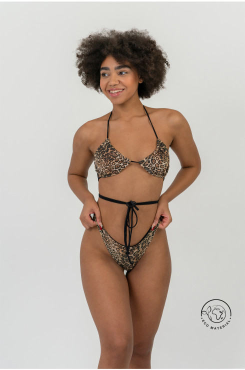 MACEIO Bikini top Leopard 757