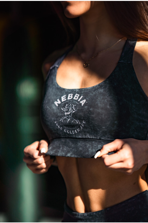 Washed športová podprsenka so strednou podporou GOLDEN AGE 778