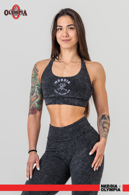 Washed športová podprsenka so strednou podporou GOLDEN AGE