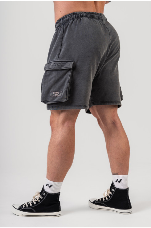 Washed-off pantalones cortos cargo LEGACY 787