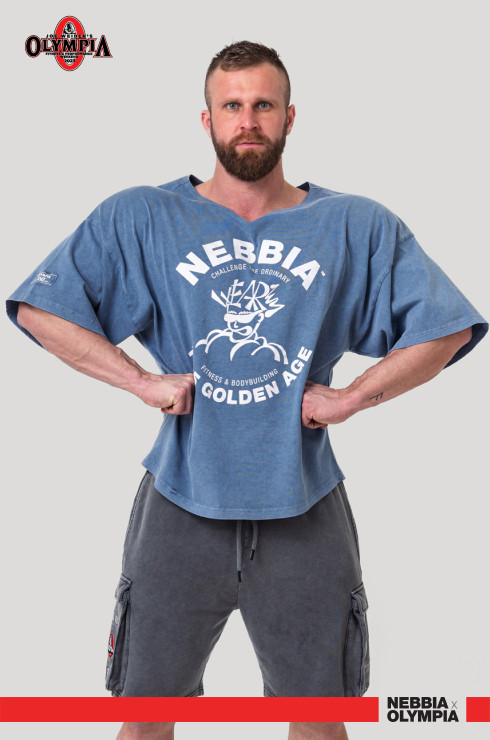 Washed bavlnený rag top GOLDEN AGE