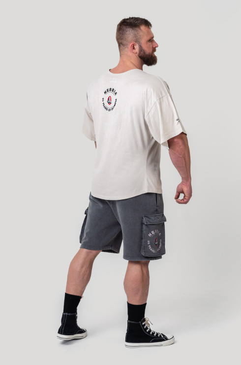 Washed-off camiseta de algodón GOLDEN AGE 788