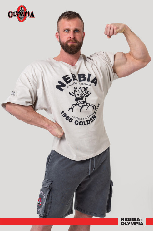 Washed-off camiseta de algodón GOLDEN AGE 788