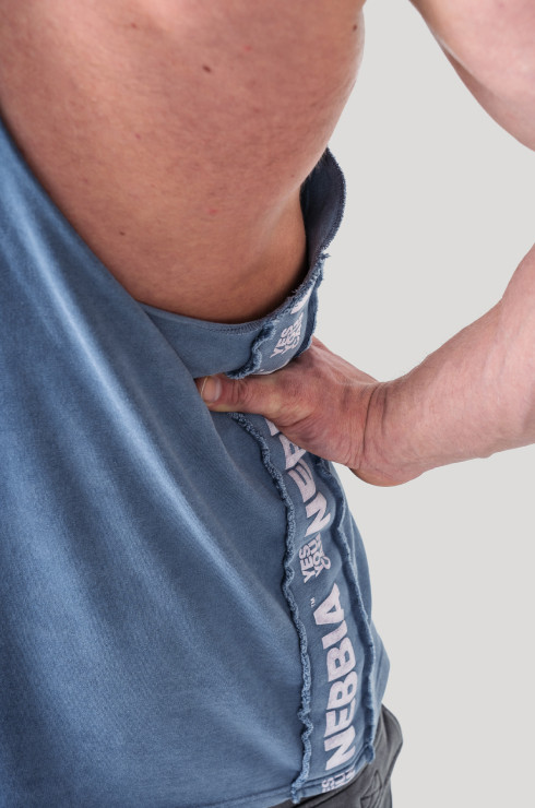 Washed-off camiseta de tirantes fitness GOLDEN AGE 791