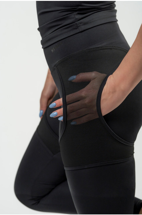 NEBBIA Women's High Waist Leggings INTENSE Mesh 838