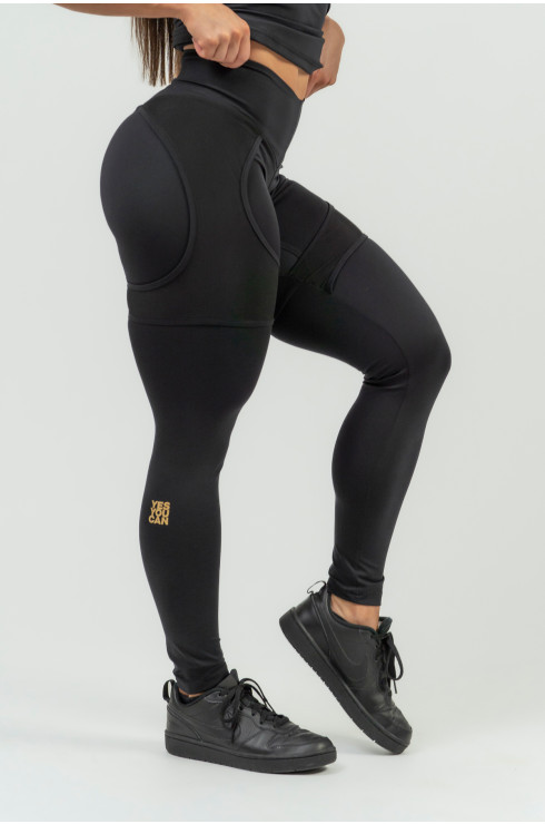 NEBBIA Women's High Waist Leggings INTENSE Mesh 838 Gold