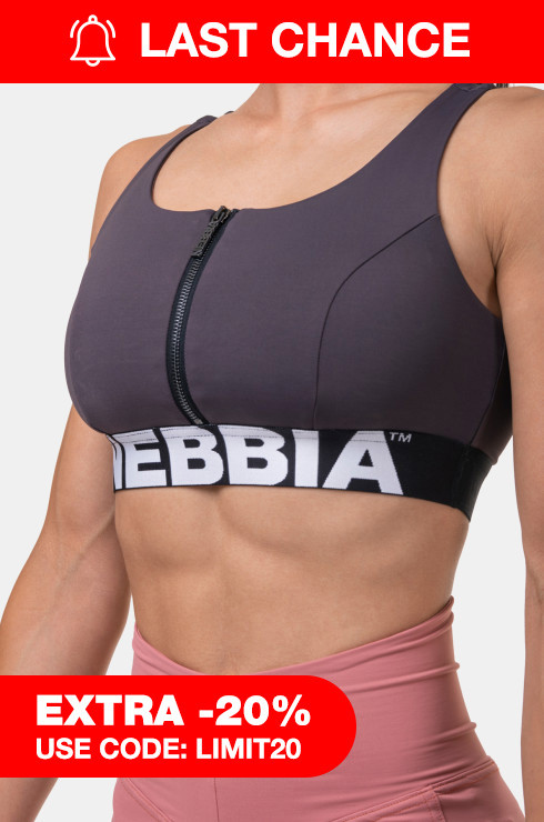 Smart Zip sportovní podprsenka 578