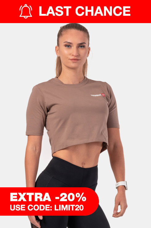 Minimalist Logo NEBBIA crop top