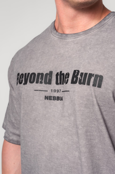 Washed-off Heavyweight camiseta de algodón oversized GRIND