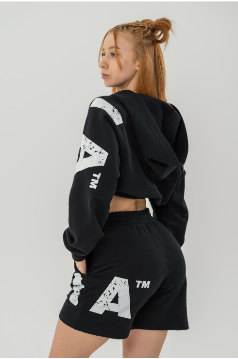 Crop top mikina MUSCLE MOMMY 619