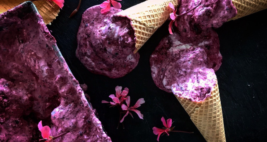 DOMÁCI MRAZENÝ ČUČORIEDKOVÝ JOGURT